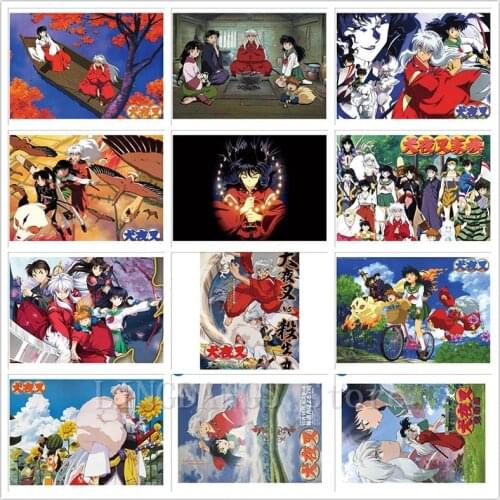 5D DIY Full Drill Diamond Painting Japan Cartoon New Inuyasha Anime Diamond Mosaic Embroidery Cross Stitch Set Home Decor Gift