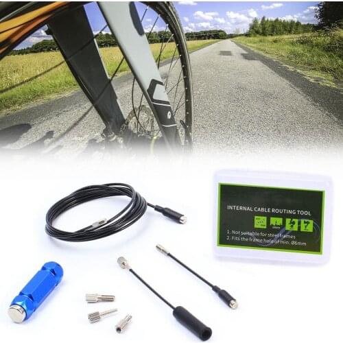 Bicycle Internal Cable Routing Tool Kit For MTB Bike Frame Shift Hydraulic Wire Shifter Cable Guide With Magnet Install Tool Kit