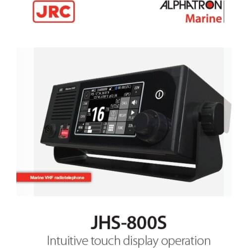 JRC Alphatron JHS-800S class A VHF radiotelephone 5'' touch display GMDSS marine electronics navigation communication bluetooth