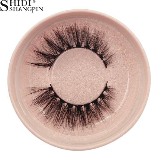 SHIDISHANGPIN 1 pair mink eyelashes hand made 3d mink lashes natural long eyelash extension 1 box 3d false lashes extension