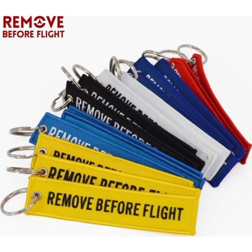 Remove Before Flight Airworthy Tag Key Chains Fashionable Keyring for Aviation Tags OEM Key Chains Fashion Jewelry 20 PCS/LOT