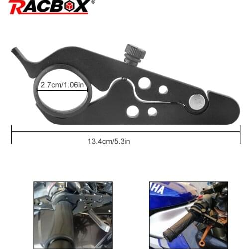 Universal Motorcycle Throttle Lock Cruise Control Assist clamp Aluminum Black Motorbike Throttle Grips Control Lock Assist Part