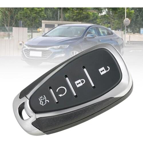 High Sensitivity Compact 4 Buttons Remote Key Fob Case for Chevrolet