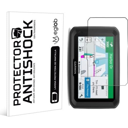 Screen protector Anti-Shock Anti-scratch Anti-Shatter compatible with Garmin dezl 580 LMT-S