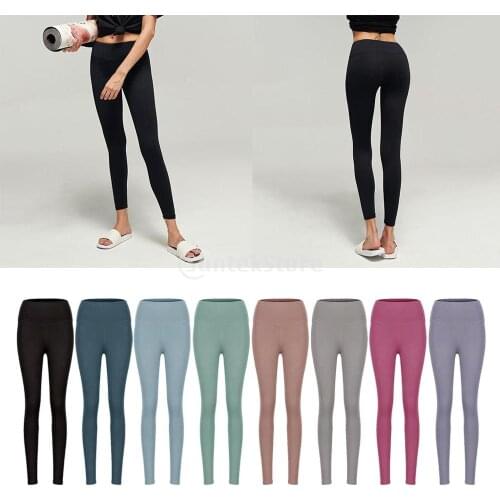 SIGEDN Womens Yoga Pants Yoga Leggings Lady Fitness Seamless Leggings Indoor Gym High Waist Yoga Legging Workout Yoga Pant