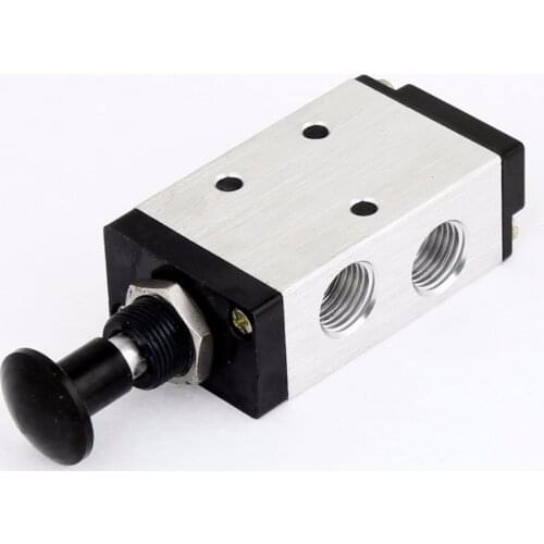 1PCS Push Pull Valve 5 Port 2 Way 4R210-08 Hand Lever Operated Control Solenoid Valve