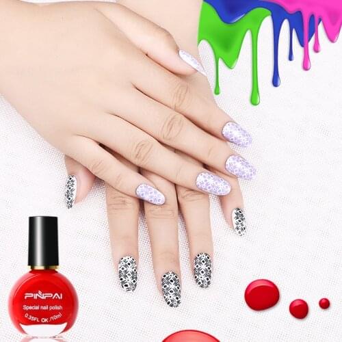 10Ml Soak Off Enamel Nail Gel Polish LED UV Gel Nail Polishes Lacquer For Stamping Nail Art Design DIY Nail Manicure Tools TSLM1