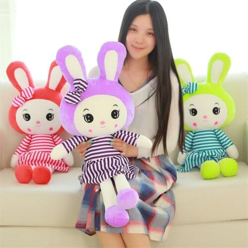 30cm Cute Soft Stuffed Animal Christmas Toys Gifts For The New Year Baby Girl Kids Calm Sleep Doll Plush Lovely Rabbit Toys