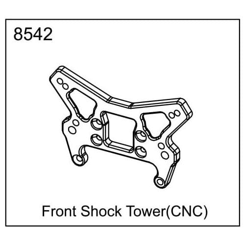 ZD racing EX07 accessories super sports car 1/7 original accessories 8542 Front hydraulic bracket