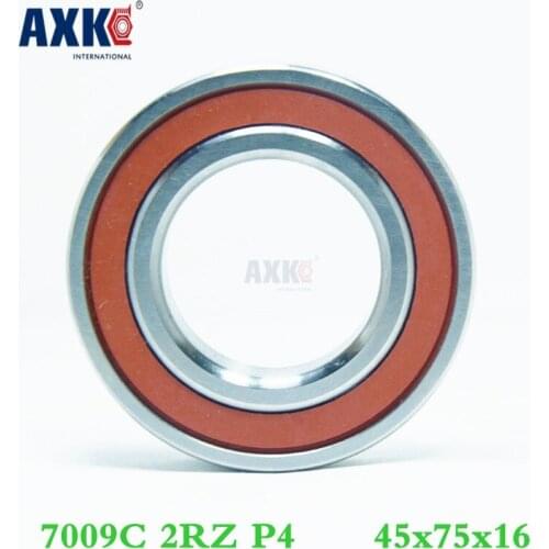 Axk 7009 7009c 2rz P4 45x75x16 Sealed Angular Contact Bearings Speed Spindle Bearings Cnc Abec-7