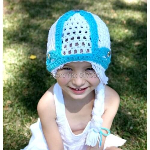 Free shipping,Crochet Childrens girls cartoon Hat , Queen hat , girls hat baby Photography prop 100% cotton