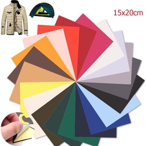 15x20cm Seamless Hole Repair Patches Fabric Strong SelfAdhesive Waterproof Sticker for Down Jacket Sofa DIY Decor Washable Patch