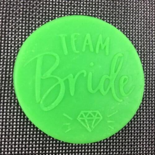 Team Bride Acrylic Cookies Embossing Printing Stamps 3D Custom Seal Cake Icing Decoration All Kinds Of Cartoon Patterns