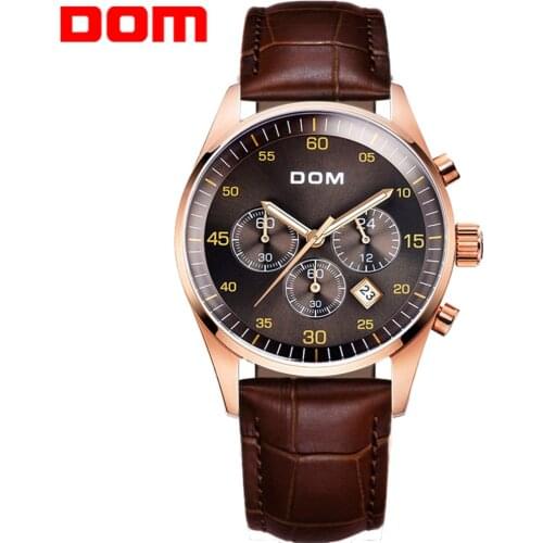 Mens Waterproof Watch DOM China