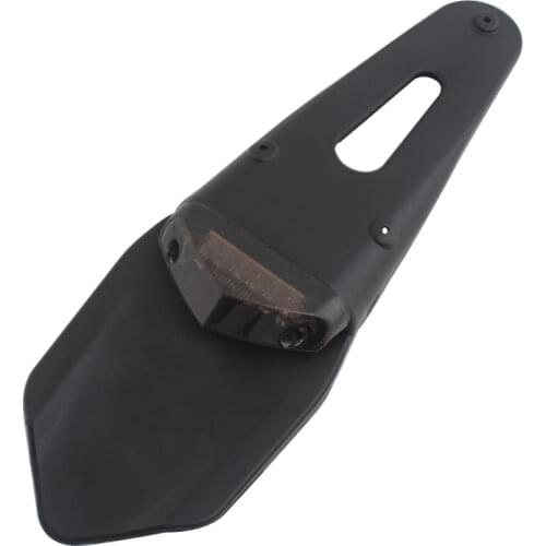 Smoke Lens Motorcycle Rear Fender LED Tail Brake Light Universal For KTM Cafe Racer Dirt Bike Yamaha Motocross Supermoto Enduro