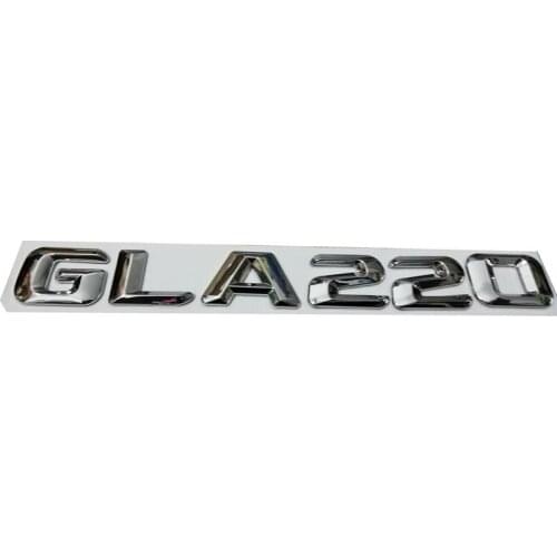 ABS Plastic Chrome Color GLA220 Emblem Badge Sticker