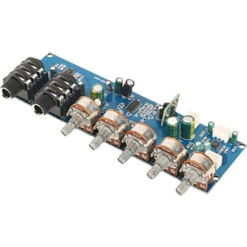 SOTAMIA Karaoke Reverb Amplifier Preamp Audio Board Home Theater Microphone Amplifier Preamplifier Single Power Supply