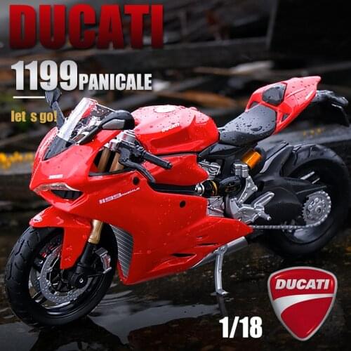 Maisto 1:18 Ducati Panicale 1199 Car original authorized simulation alloy motorcycle model toy car Collecting