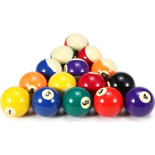 57.2mm / 52.5 mm Billiard Ball Pool Ball Set American Standard Billiard Ball Set 16 psc Balls Durable Synthetic Resin Pool Ball