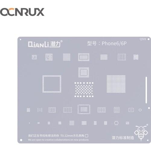 Qianli Bumblebee BGA Reballing Stencil Kit for iPhone 6/6S/7/7P/8/8P/X/XS/XS Max/11/11Pro/11Pro Max/12/12Pro/12Pro Max/12 Mini