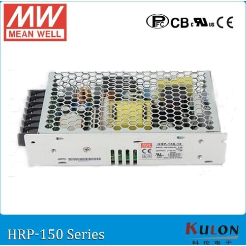 Original MEAN WELL HRP-150-24 single output 150W 6.5A 24V meanwell Power Supply HRP-150 with PFC function