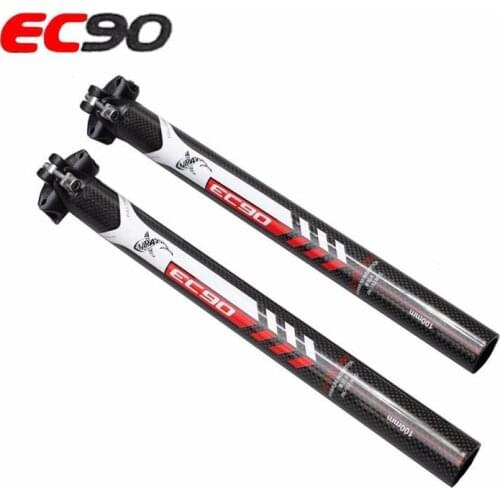 EC90 3K Carbon Bike Seatpost Double Nail Road Bicycle Seatposts Carbon Fibre MTB Seat Post Ultralight Cycling Seat Tube