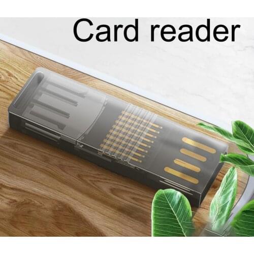 Portable Multifunctional Type-C USB2.0 Port 2-in-1 OTG Memory Card Reader for Computer Mobile Phone