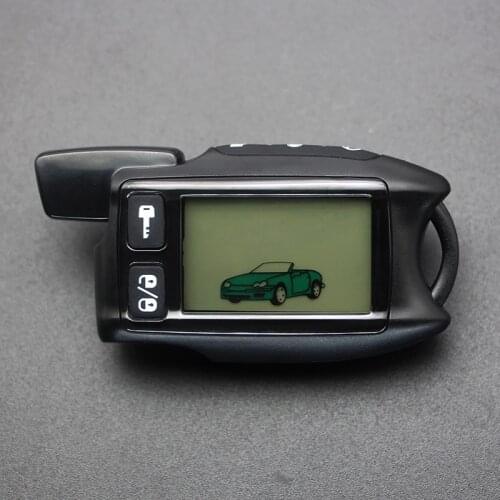 TW9.5 LCD remote controller for Tomahawk 9.5 /9.9 two way car alarm system Engine Starter auto alarm Key Fob chain