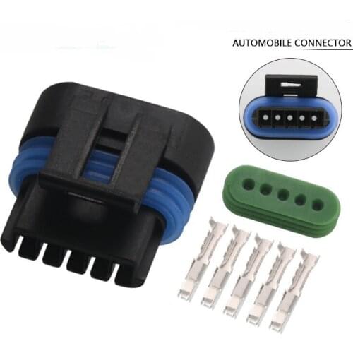Male Connector Terminal plug connectors jacket auto Plug socket 5 way female Connector Fuse box DJ7059Y-1.5-21 5P Car Connector