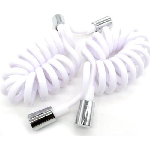 Hand Held Shower Bidet Spray with Hose Bathroom Bidet Spring Type Retractable Flexible Hose For Shower Head