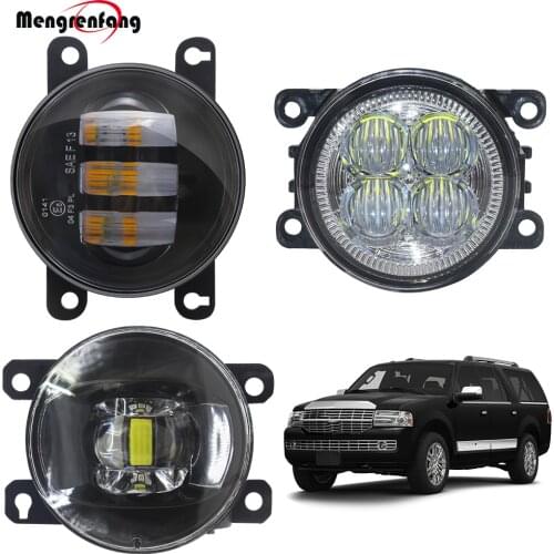 LED Fog Light Assembly For Lincoln Navigator 5.4L V8 2007-2014 Car Front Bumper Fog Lamp DRL Daytime Running Light H11 12V