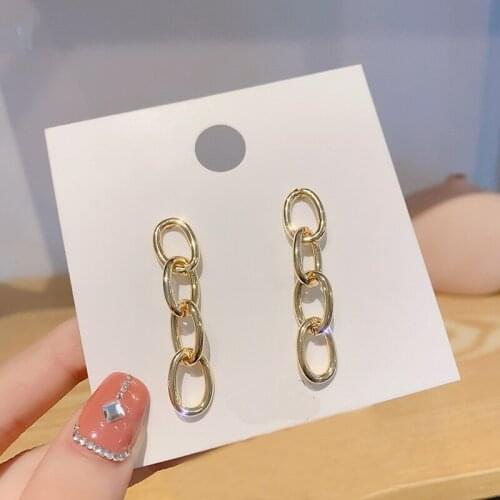 XIAO YOUNG Women's Gold Earrings
