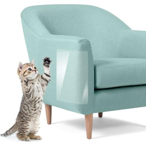 2Pcs Couch Guard Pet Cat Scratching Claw Protector Guard Mat Scratching Post Furniture Sofa Claw Protective Pads Cat Supplies