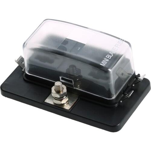 4 Way Mini Blade Fuse Box Holder APM ATM 5A 10A 25A for Car Boat Marine Trike 12V 24V