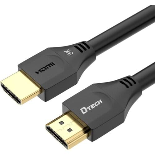 8k Hdmi 2.1 Cable8K/60Hz 4K/120Hz 48Gbps Digital Cable For PS4 TV Box HDR10+ 1m 2m 3m Cable HDMI Splitter 8K HDMI 2.1 Black