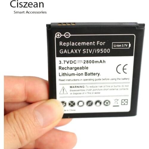 1x 2800mAh EB485760LU B600BC /E Replacement Li-ion Battery For Samsung Galaxy S4 SIV i9500 i9505 i9502 i9508 i9506 I337 I545
