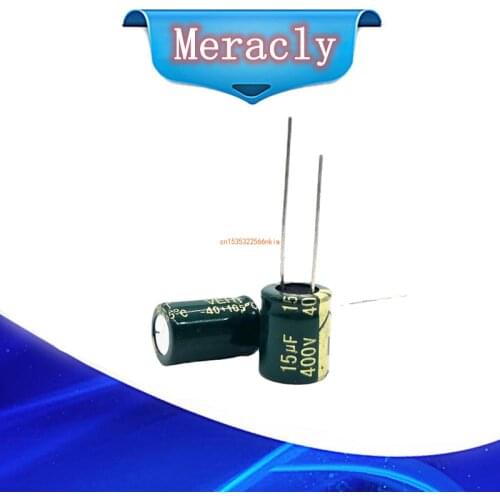 20pcs/lot 15UF high frequency low impedance 400V 15UF aluminum electrolytic capacitor only good quality 20