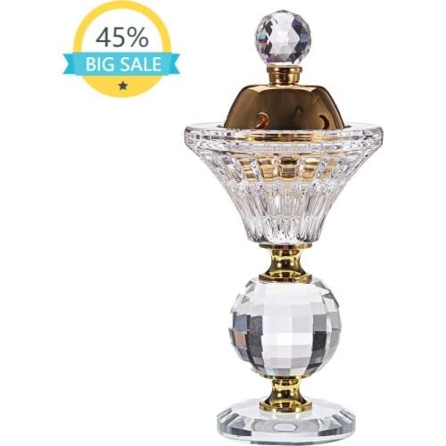 Arabian Incense Holder for Oud Incense Sticks,Crystal Frankincense Resin Burner,Office & Home Decor