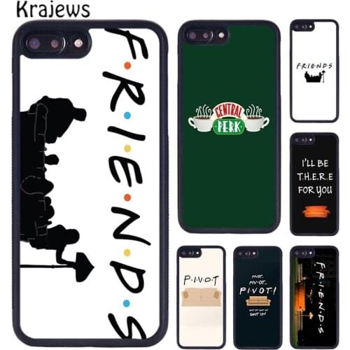 Krajews Friends TV Show Central Perk phone Case For iPhone 5 6S 7 8 Plus 11 12 Pro X XR XS Max Samsung Galaxy S7 S8 S9 S10 plus