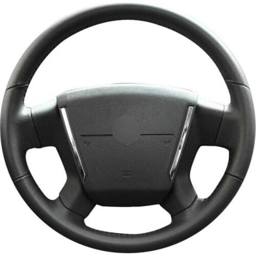 For Dodge Caliber 2008-2011 Dodge Avenger 2007 Top Leather Steering Wheel Hand-stitch on Wrap Cover