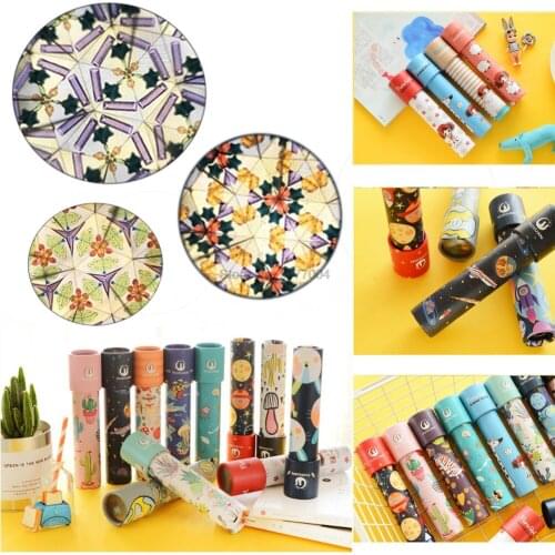DHL 100pcs Rotating Kaleidoscope Fancy World Baby Toy Kids Autism Creativity Imagination Education Toys