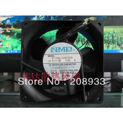 For NMB 12038 DC 12V 0.65A 4715ML-04W-B39