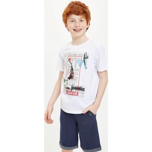 Dunk Pattern Boy Clothing Tshirt Kids Tops Children T-shirts for Baby Boys Short sleeve Tshirts Toddlers Tops For Summer Spring