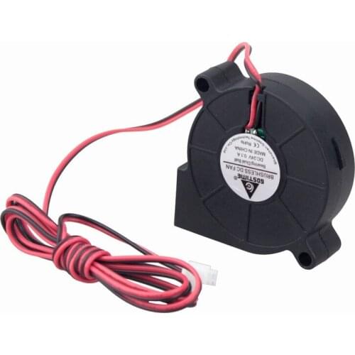 Gdstime 5 Pcs 50x50x15mm Ball Bearing DC Cooling Fan 24V 3D Printer Blower Fan Cooler 50mm x 15mm 5015 5cm 100cm Cable Wire