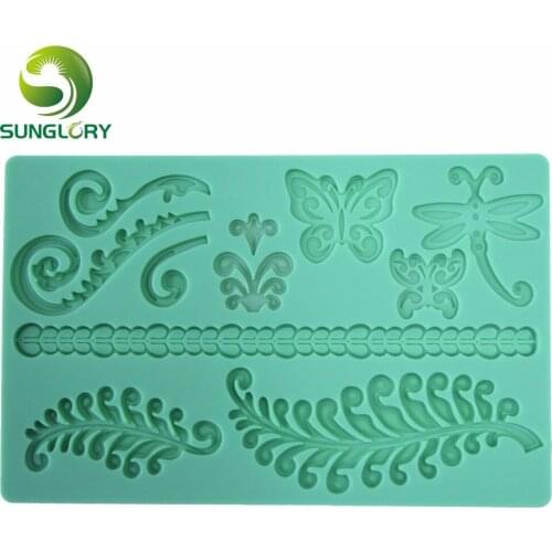 Cake Decorating Tools Butterfly 3D Silicone Cake Mold Fondant Dragonfly Moldes De Silicona Sugar Craft Decoration For Cupcakes