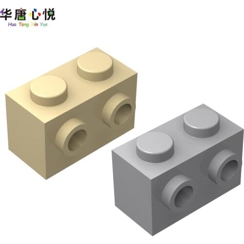 MOC 11211 High-Tech Accessories 1x2 Single Side Bump Brick Normal Bricks 20PCS Model Building Blocks Educational Toys Technicals
