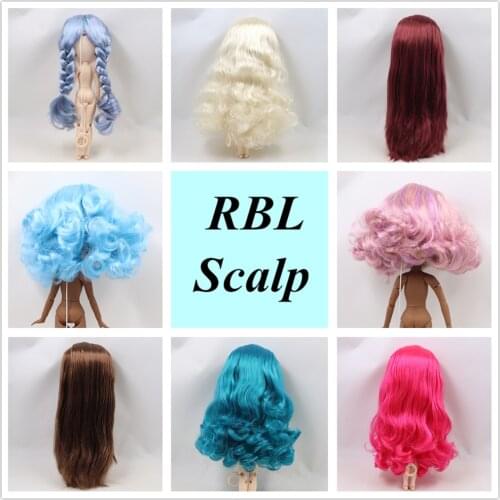 Blyth Doll RBL Scalp Wigs hot selling multiple hair color hairstyles including the hard endoconch dome with bang/no bangs