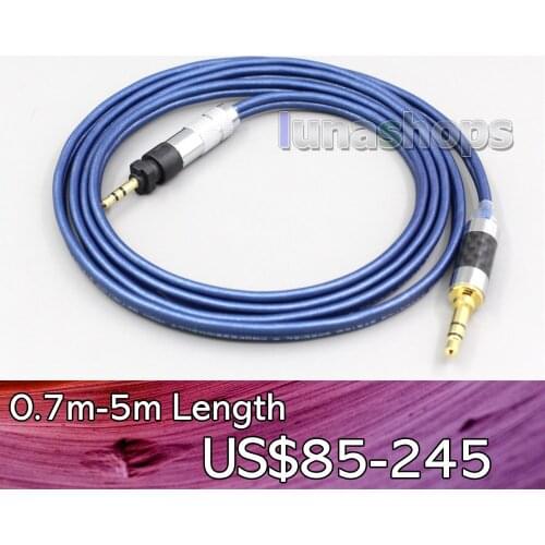 LN006819 XLR High Definition 99% Pure Silver Earphone Cable For Shure SRH840 SRH940 SRH440 SRH750DJ Philips SHP9000 SHP8900