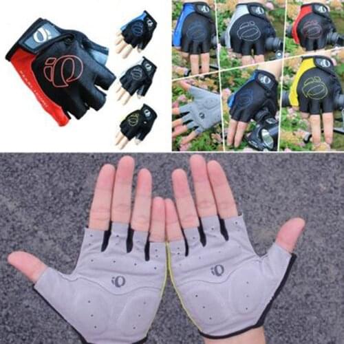 Bike Motorcycle Sport Cycling Gloves MTB Bicycle Gel Half Finger Antiskid Gloves Protect Palms To Reduce Friction