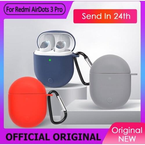 Soft silicone earphone case for xiaomi redmi buds 3 pro tws wireless earbuds protect shell redmy airdots 3 pro headphone cover